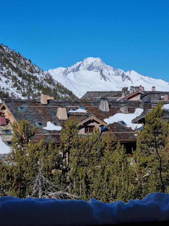 Arc 1950 Appartement De Standing Refuge Du Montagnard, Vue Incroyable Sur Le Montblanc, Skis Aux Pieds Acces Spa Et Piscine Les Arcs  外观 照片